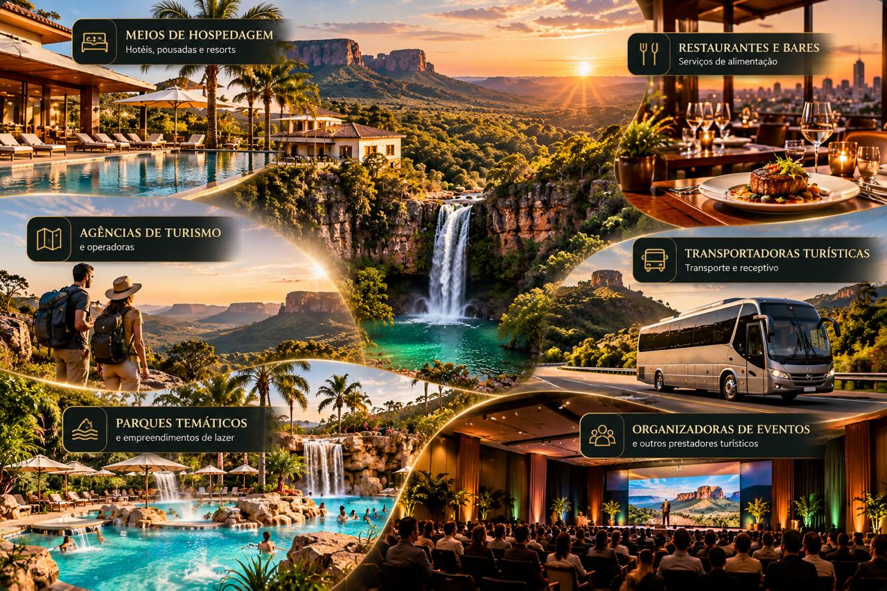 Montagem de turismo em Goiás e empreendimentos do setor turístico